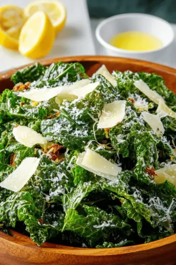 Lemon Parmesan Kale Salad