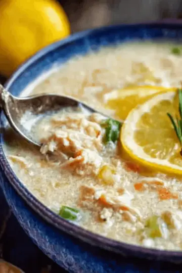 Avgolemono Soup Recipe (Greek Lemon Chicken Soup)