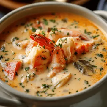 Crab and Shrimp Seafood Bisque