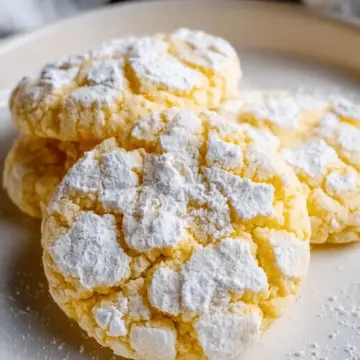 Lemon Crinkle Cookies