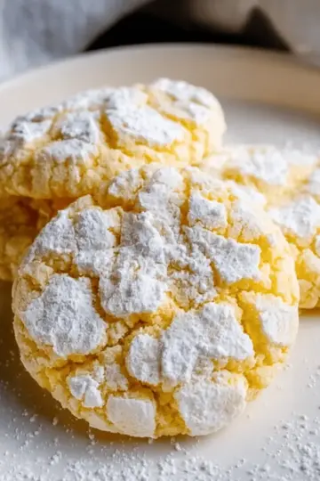 Lemon Crinkle Cookies