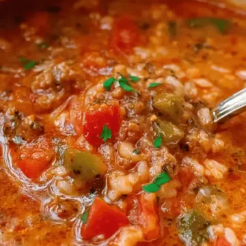 Cozy Stuffed Pepper Soup