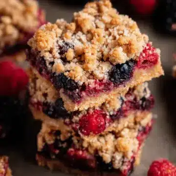 Mixed Berry Crumble Bars