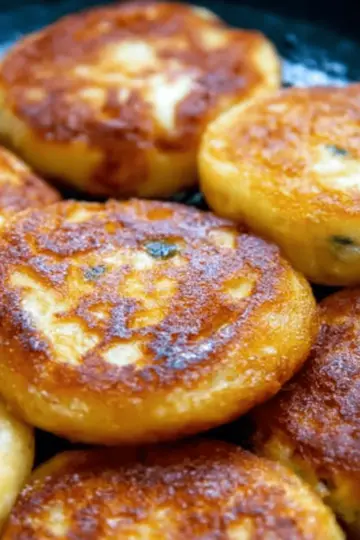 Korean Cheese Potato Pancakes