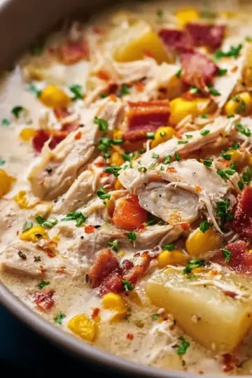 Slow Cooker Chicken Corn Chowder