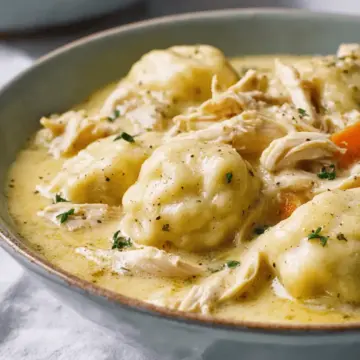 Super Easy Chicken and Dumplings