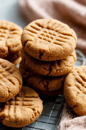 Soft & Thick Peanut Butter Cookies