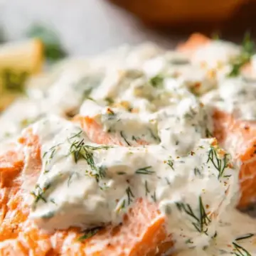 Creamy Dill Sauce for Salmon or Trout