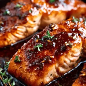 Honey Garlic Glazed Salmon