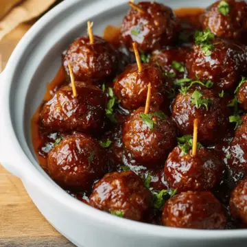Slow-Cooker Honey-Garlic Meatballs