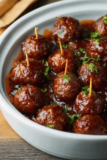 Slow-Cooker Honey-Garlic Meatballs