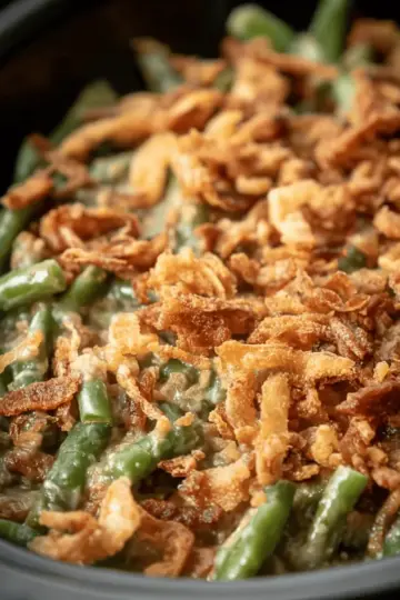 Crockpot Green Bean Casserole