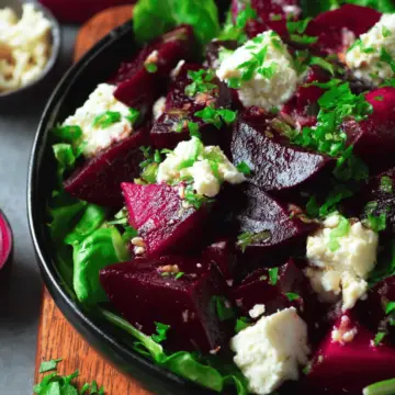 Beetroot and Feta Cheese Salad