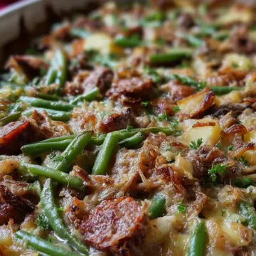 Sausage Green Bean Potato Casserole