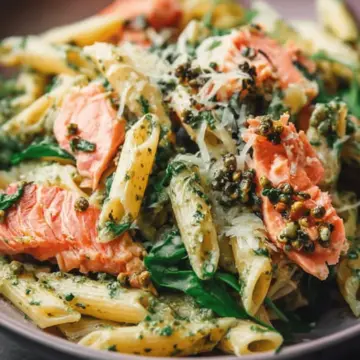 Salmon Pesto Pasta