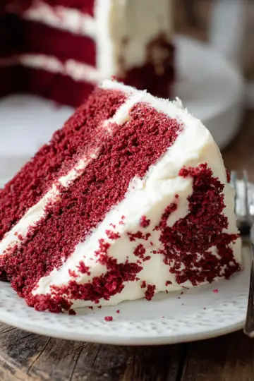 Red Velvet Cake with Cream Cheese Frosting