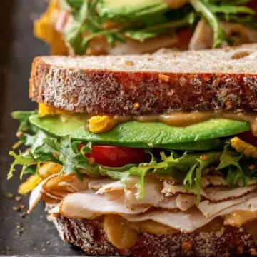 Honey Mustard Turkey Avocado Sandwich Honey Mustard Turkey Avocado Sandwich