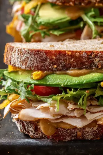 Honey Mustard Turkey Avocado Sandwich Honey Mustard Turkey Avocado Sandwich
