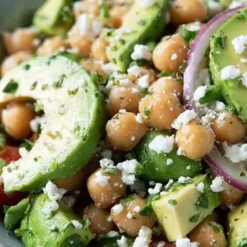 Chickpea, Avocado, & Feta Salad