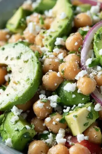 Chickpea, Avocado, & Feta Salad