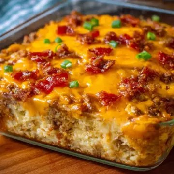 Loaded Meatloaf Casserole