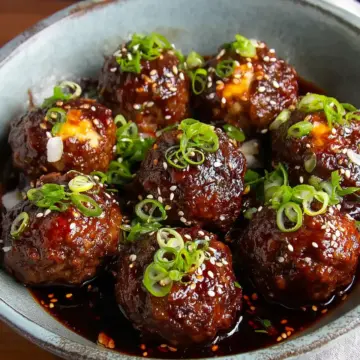 Korean Barbecue-Style Meatballs