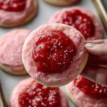 Strawberry Sugar Cookies