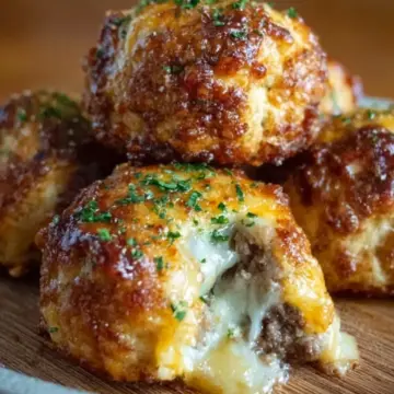 Garlic Parmesan Cheeseburger Bombs
