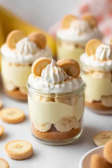 Homemade Banana Pudding Cups