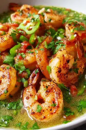 Shrimps in Culichi Salsa