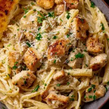 Garlic Parmesan Chicken Pasta
