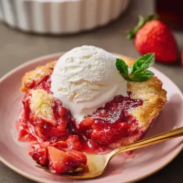 Strawberry Cobbler