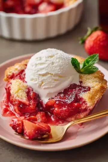 Strawberry Cobbler