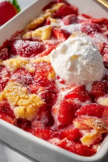 Strawberry Cobbler
