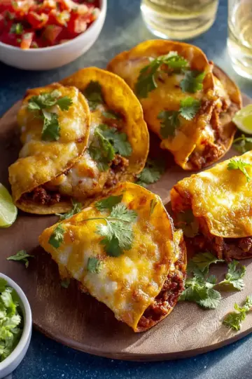 Cheesy Baked Tacos