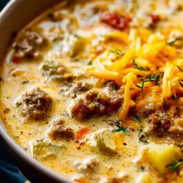 Award Winning Cheeseburger Soup