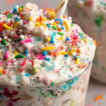 Cake Batter Overnight Oats