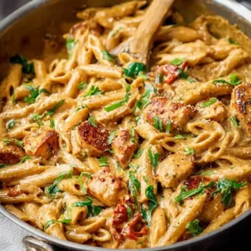 One Pot Creamy Cajun Chicken Pasta