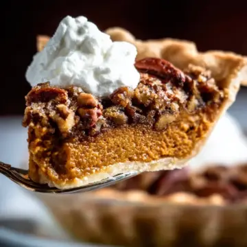 Pecan Praline Pumpkin Pie