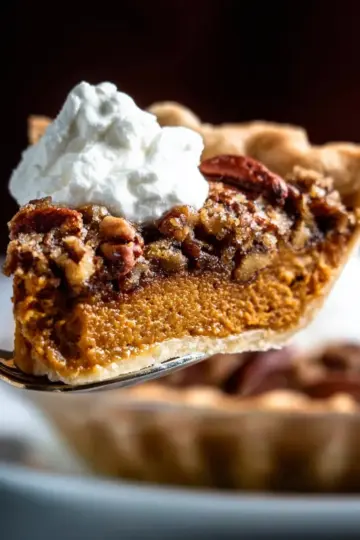 Pecan Praline Pumpkin Pie