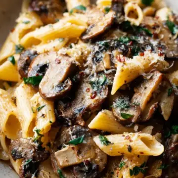 Garlic Mushroom Pasta