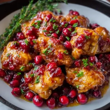 Cranberry Orange Chicken