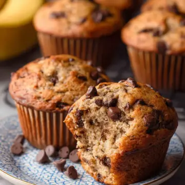 Banana Chocolate Chip Muffins