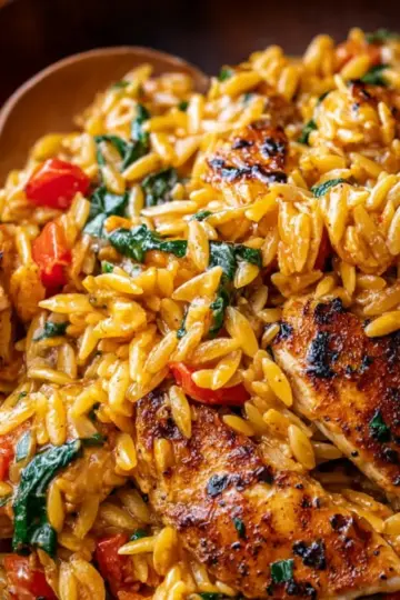 Cajun Chicken Orzo