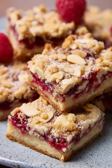 Raspberry Almond Bars