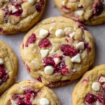 White Chocolate Raspberry Cookies