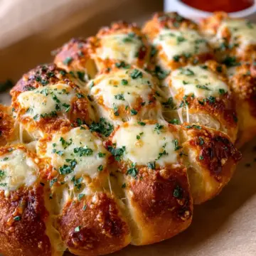 Cheesy Stuffed Garlic Bread Rolls