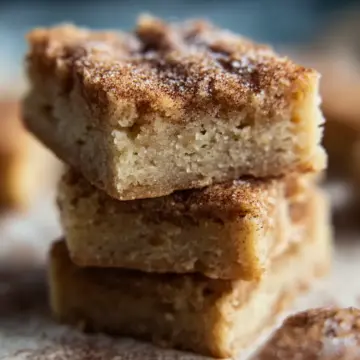 Cinnamon Sugar Blondies