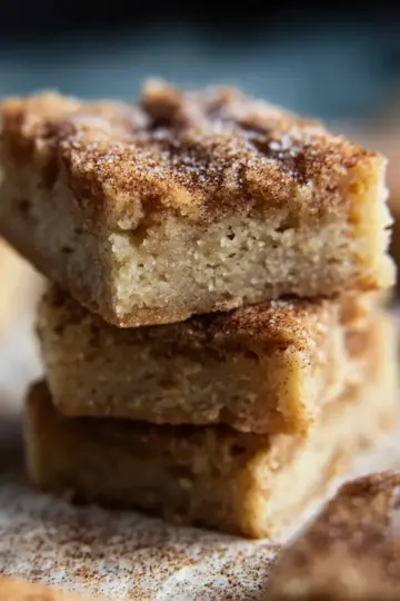 Cinnamon Sugar Blondies