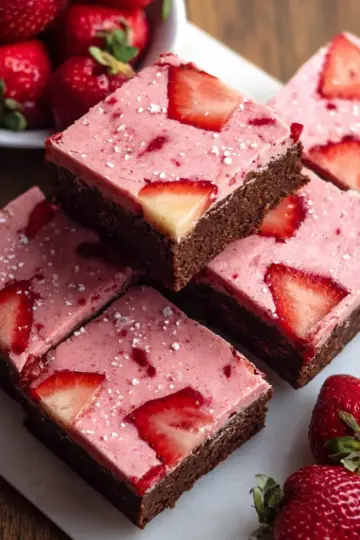 Strawberry Brownies
